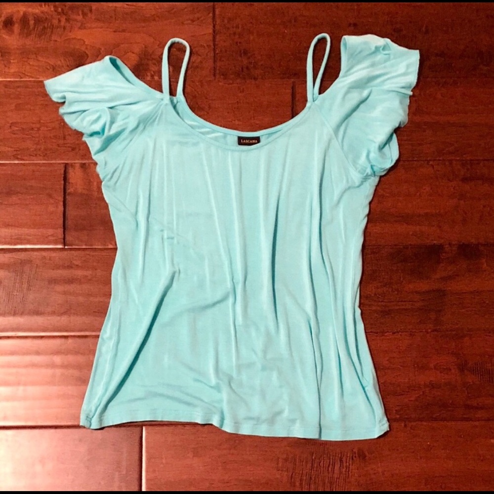 Lascana by Venus teal off the shoulder top